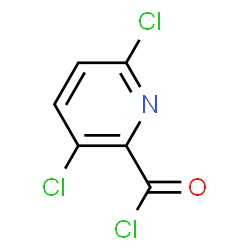 ChemSpider 2D Image | 3,6-Dichloro-2-pyridinecarbonyl chloride | C6H2Cl3NO