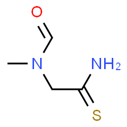 ChemSpider 2D Image | 2-[Formyl(methyl)amino]ethanethioamide | C4H8N2OS