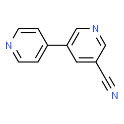 ChemSpider 2D Image | 3,4'-Bipyridine-5-carbonitrile | C11H7N3