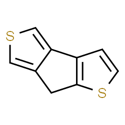 ChemSpider 2D Image | 7H-Thieno[3',4':3,4]cyclopenta[1,2-b]thiophene | C9H6S2