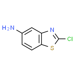 ChemSpider 2D Image | 5-Amino-2-chlorobenzothiazole | C7H5ClN2S