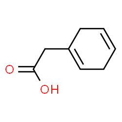 ChemSpider 2D Image | 1,4-Cyclohexadien-1-ylacetic acid | C8H10O2