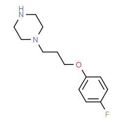ChemSpider 2D Image | 1-[3-(4-Fluorophenoxy)propyl]piperazine | C13H19FN2O