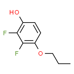 ChemSpider 2D Image | 2,3-Difluoro-4-propoxyphenol | C9H10F2O2