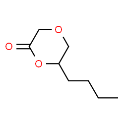 ChemSpider 2D Image | 6-Butyl-1,4-dioxan-2-one | C8H14O3