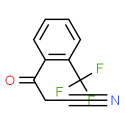 ChemSpider 2D Image | 3-Oxo-3-[2-(trifluoromethyl)phenyl]propanenitrile | C10H6F3NO