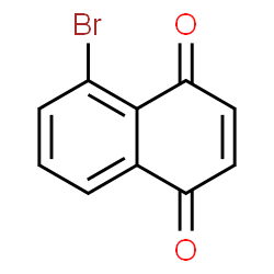 ChemSpider 2D Image | 5-Bromo-1,4-naphthoquinone | C10H5BrO2