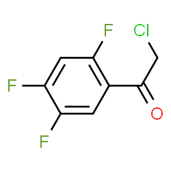 ChemSpider 2D Image | 2',4',5'-Trifluorophenacyl chloride | C8H4ClF3O
