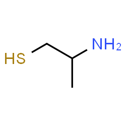 ChemSpider 2D Image | 2-Amino-1-propanethiol | C3H9NS