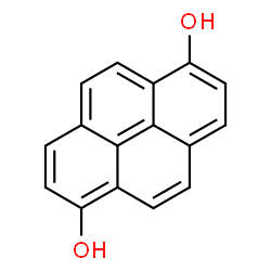 ChemSpider 2D Image | 1,6-Pyrenediol | C16H10O2
