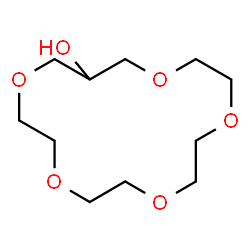 ChemSpider 2D Image | 1,4,7,10,13-Pentaoxacyclohexadecan-15-ol | C11H22O6