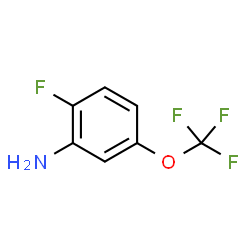 ChemSpider 2D Image | 2-Fluoro-5-(trifluoromethoxy)aniline | C7H5F4NO