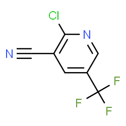 ChemSpider 2D Image | 2-Chloro-5-(trifluoromethyl)nicotinonitrile | C7H2ClF3N2