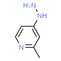 ChemSpider 2D Image | 4-Hydrazino-2-methylpyridine | C6H9N3