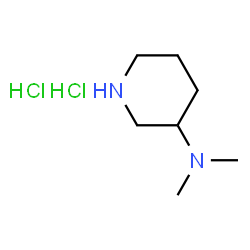 ChemSpider 2D Image | N,N-Dimethyl-3-piperidinamine dihydrochloride | C7H18Cl2N2