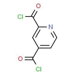 ChemSpider 2D Image | 2,4-Pyridinedicarbonyl dichloride | C7H3Cl2NO2
