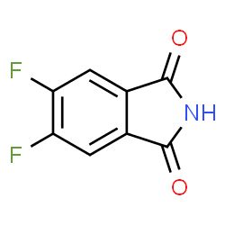 ChemSpider 2D Image | 5,6-Difluoroisoindoline-1,3-dione | C8H3F2NO2