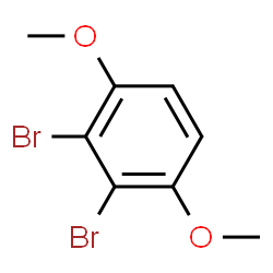 ChemSpider 2D Image | 2,3-Dibromo-1,4-dimethoxybenzene | C8H8Br2O2