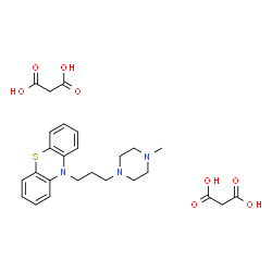 ChemSpider 2D Image | perazine dimalonate | C26H33N3O8S