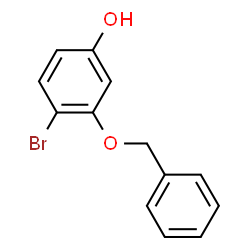 ChemSpider 2D Image | 3-(Benzyloxy)-4-bromophenol | C13H11BrO2