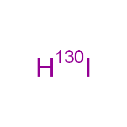 ChemSpider 2D Image | IODINE I-130 | H130I