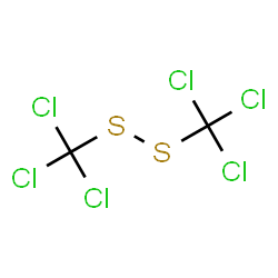 ChemSpider 2D Image | bis(trichloromethyl) disulfide | C2Cl6S2