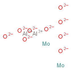 ChemSpider 2D Image | dialuminum; molybdenum; oxygen(-2) anion | Al2Mo2O9