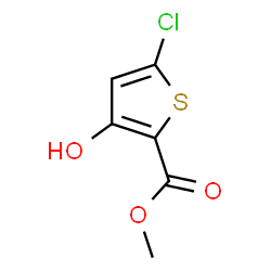 ChemSpider 2D Image | Methyl 5-chloro-3-hydroxy-2-thiophenecarboxylate | C6H5ClO3S