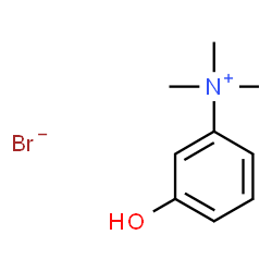 ChemSpider 2D Image | 3-Hydroxyphenyltrimethylammonium bromide | C9H14BrNO