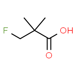 ChemSpider 2D Image | 3-Fluoro-2,2-dimethylpropanoic acid | C5H9FO2