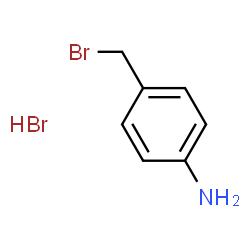 ChemSpider 2D Image | 4-(Bromomethyl)aniline hydrobromide (1:1) | C7H9Br2N