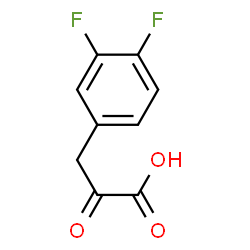 ChemSpider 2D Image | 3-(3,4-Difluorophenyl)-2-oxopropanoic acid | C9H6F2O3