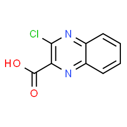 ChemSpider 2D Image | 3-Chloro-2-quinoxalinecarboxylic acid | C9H5ClN2O2