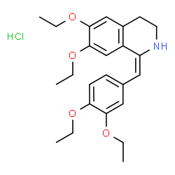 ChemSpider 2D Image | DROTAVERINE HCL | C24H32ClNO4