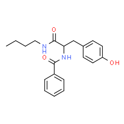 ChemSpider 2D Image | N-benzoyltyrosine butylamide | C20H24N2O3