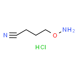 ChemSpider 2D Image | 4-(Aminooxy)butanenitrile hydrochloride (1:1) | C4H9ClN2O