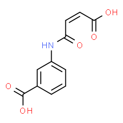 ChemSpider 2D Image | 3-{[(2Z)-3-Carboxy-2-propenoyl]amino}benzoic acid | C11H9NO5