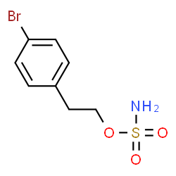 ChemSpider 2D Image | 2-(4-Bromophenyl)ethyl sulfamate | C8H10BrNO3S