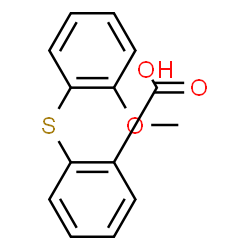 ChemSpider 2D Image | 2-[(2-Methoxyphenyl)sulfanyl]benzoic acid | C14H12O3S