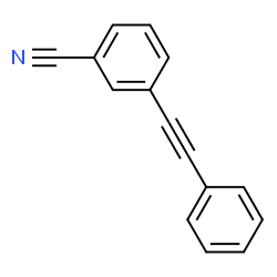 ChemSpider 2D Image | 3-(Phenylethynyl)benzonitrile | C15H9N