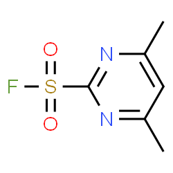 ChemSpider 2D Image | 4,6-Dimethyl-2-pyrimidinesulfonyl fluoride | C6H7FN2O2S