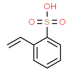 ChemSpider 2D Image | styrenesulfonic acid | C8H8O3S