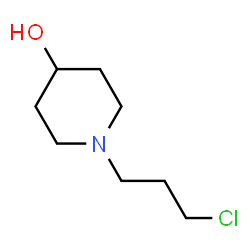 ChemSpider 2D Image | 1-(3-Chloropropyl)-4-piperidinol | C8H16ClNO