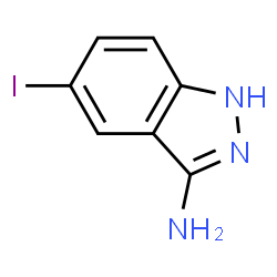 ChemSpider 2D Image | 5-Iodo-1H-indazol-3-amine | C7H6IN3