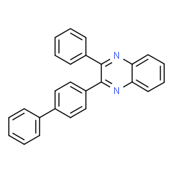 ChemSpider 2D Image | 2-(4-Biphenylyl)-3-phenylquinoxaline | C26H18N2