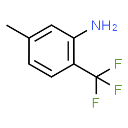 ChemSpider 2D Image | 5-Methyl-2-(trifluoromethyl)aniline | C8H8F3N
