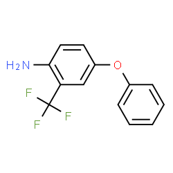 ChemSpider 2D Image | 4-Phenoxy-2-(trifluoromethyl)aniline | C13H10F3NO