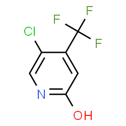 ChemSpider 2D Image | 5-chloro-4-(trifluoromethyl)pyridin-2-ol | C6H3ClF3NO