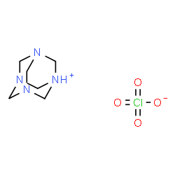 ChemSpider 2D Image | 3,5,7-triaza-1-azoniatricyclo[3.3.1.13,7]decane perchlorate | C6H13ClN4O4