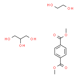ChemSpider 2D Image | dimethyl benzene-1,4-dicarboxylate; ethylene glycol; glycerol | C15H24O9